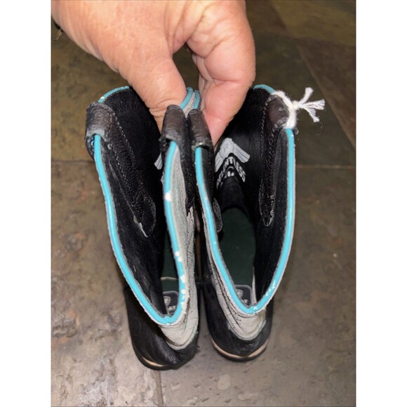 Ariat Embroidered Shaft Western Boots Kids 4 M Unrivaled Relentless Leather - Picture 13 of 13